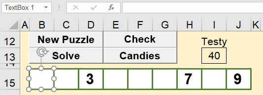 Number Buttons
